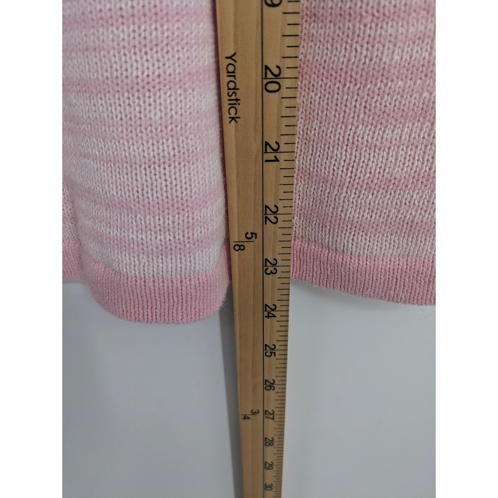 Storybook Knits Embroidered Cardigan Set Womens Medium Pink Butterfly Flower - Picture 9 of 11